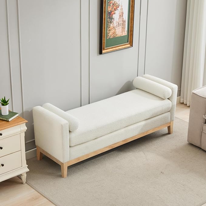 66.34" Upholstered End of Bed Bench - Image 4