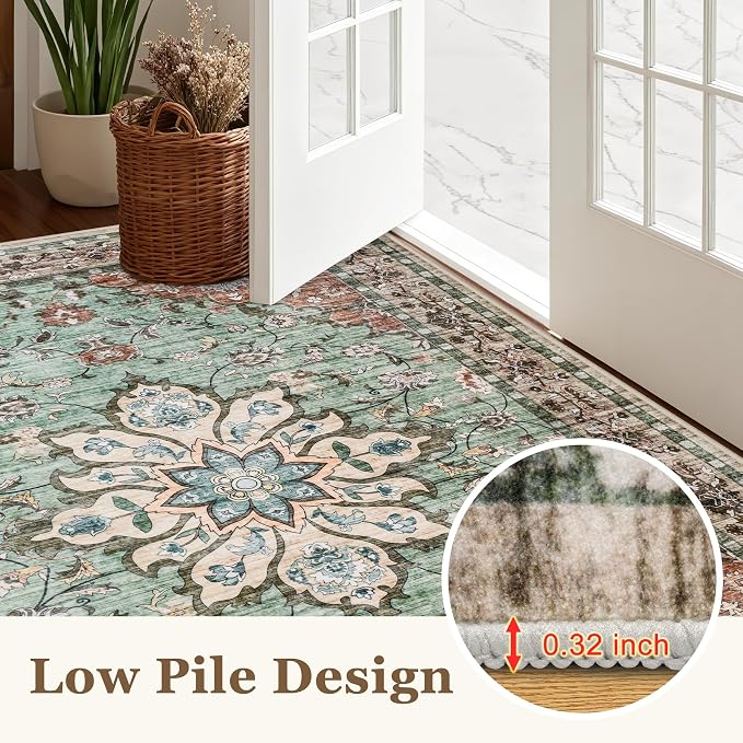 10x12 Area Rugs Living Room: Washable Rug - Image 9