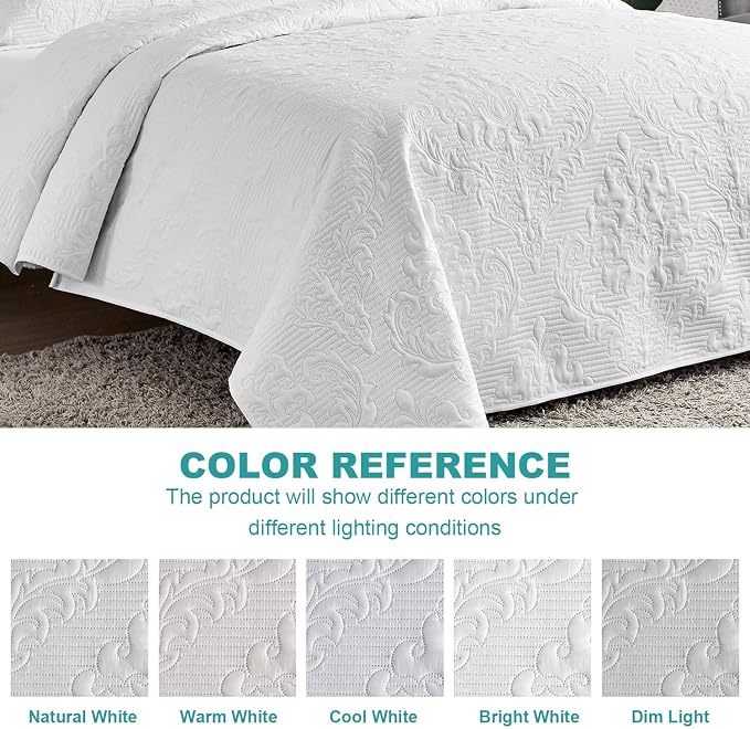 Hansleep White Quilt King Size - Image 8