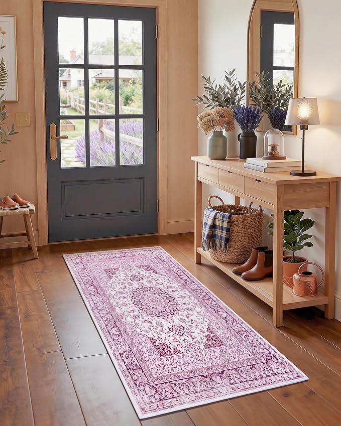 Macgace Washable Vintage Area Rug by Macgace