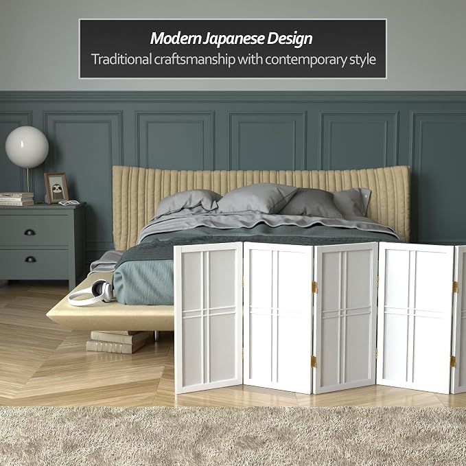 2 ft. Short Desktop Double Cross Shoji Screen - Image 3