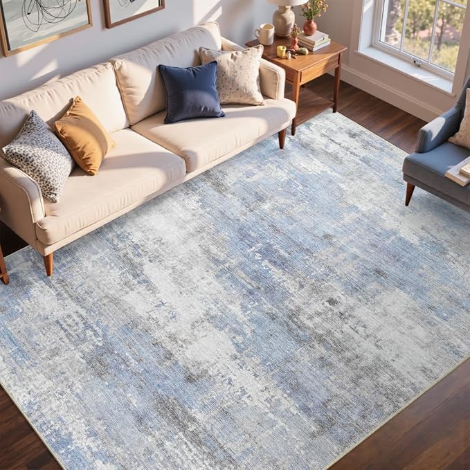 8x10 Ft Large Area Rugs for Living Room, Soft Non-Slip Washable Rugs Modern - Image 3