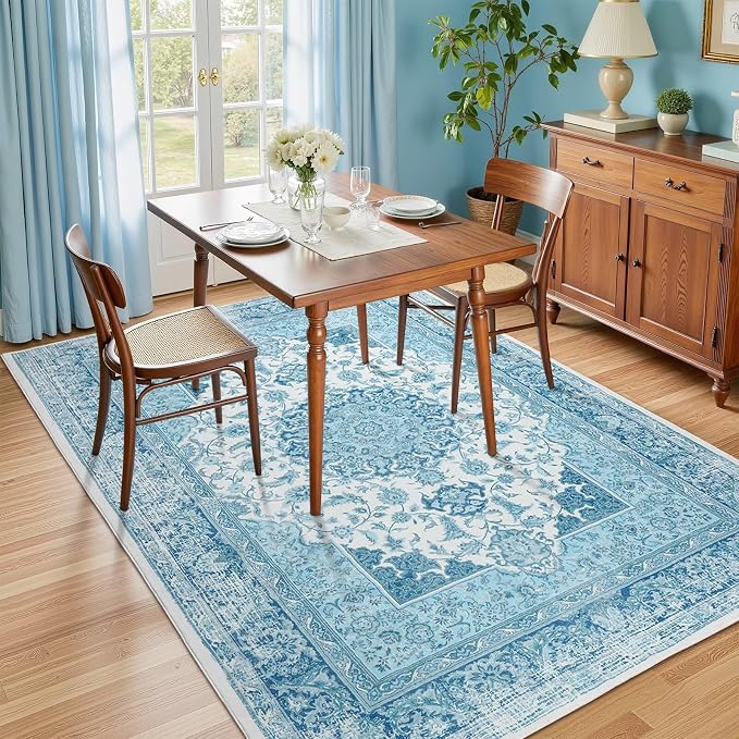 Macgace Washable Vintage Small Area Rug - Image 3