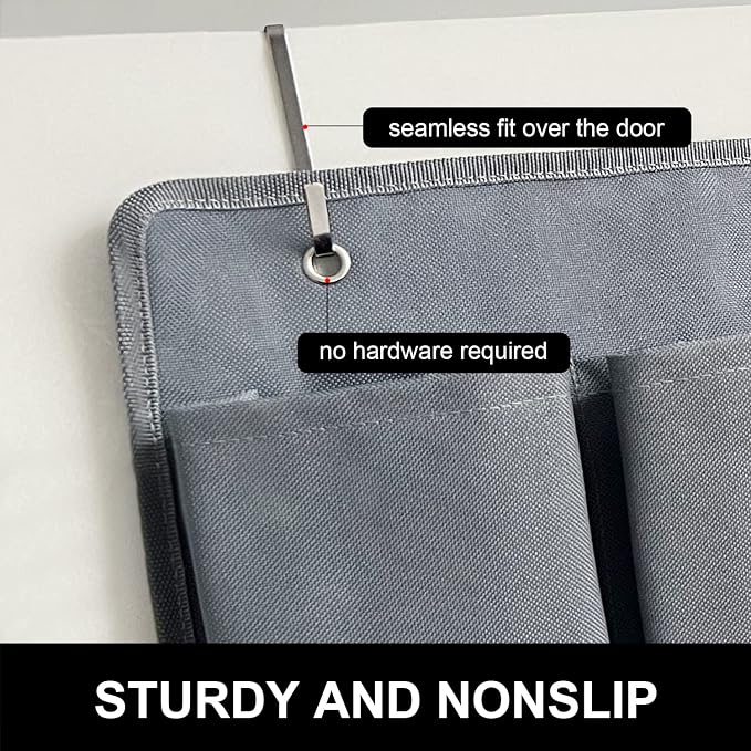 RVZONE RV Shoe Pockets 10 Pockets Heavy Hanging Bedside Storage Organizer - Image 7