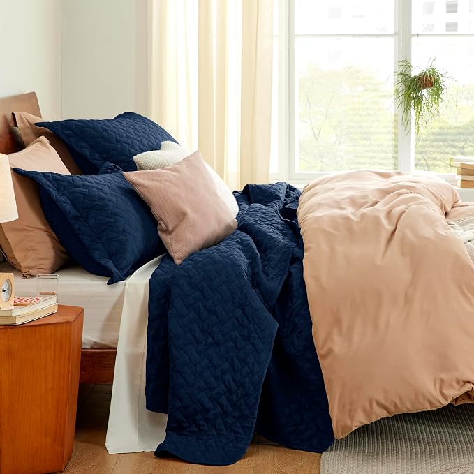Bedsure Full Size Quilt, Lightweight Comforter Set, Basket Weave, All-Season - Image 4