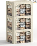 3 Openings Large Clothes Storage Bins by Furnhome