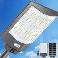 10500W Solar Street Lights Outdoor, 650000LM 7000K Solar Parking Lot Lights Dusk to Dawn 40000mAh IP67 Waterproof Pole Security Flood Lamps with Motion Sensor and Remote for Yard, Garage, Driveway