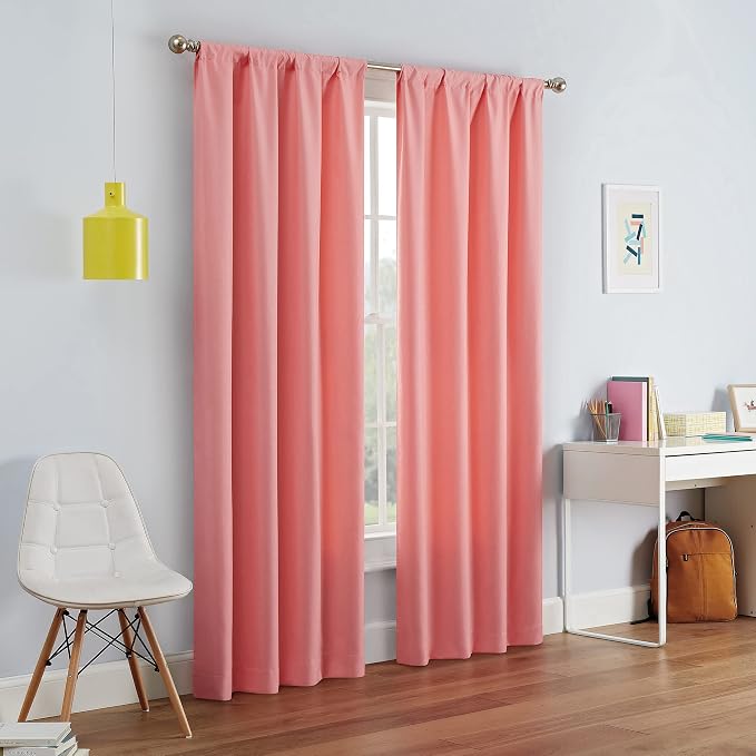 Eclipse Kendall Blackout Rod Pocket Curtain by EclipseCurtains