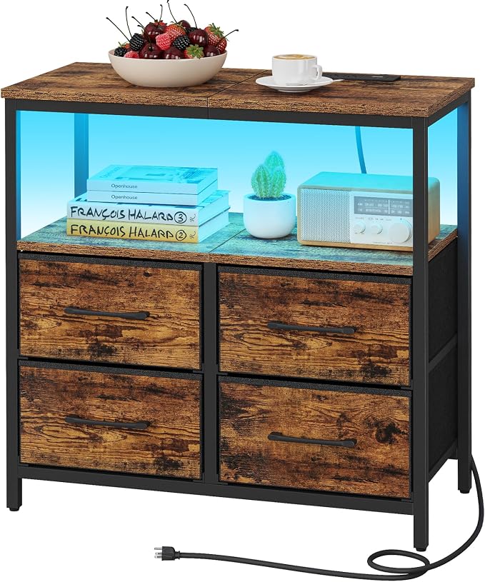 TUTOTAKLED LED Night Stand by ChoosetutotakFurnitureBuildYourCozyHome