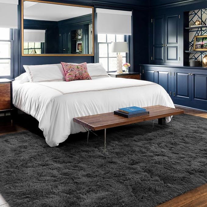 8x10 Ft Extra Large Shag Rugs for Living Room, Ultra Soft Fluffy Furry Area - Image 3
