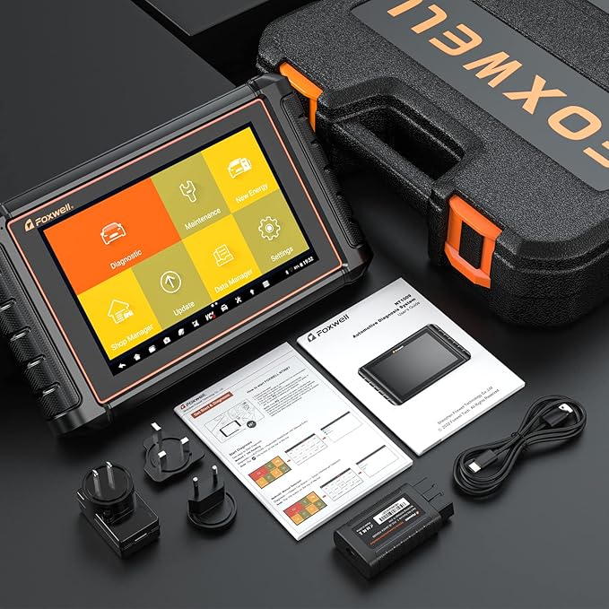 2026 Foxwell NT909 OBD2 Scanner Diagnostic Tool, All System Bidirectional Scanner Code Reader 30+ Resets, ECU Coding, CAN FD/DOIP, V.A.G Guide, 3 Yrs Free Update, Upgrade of NT726 NT809BT