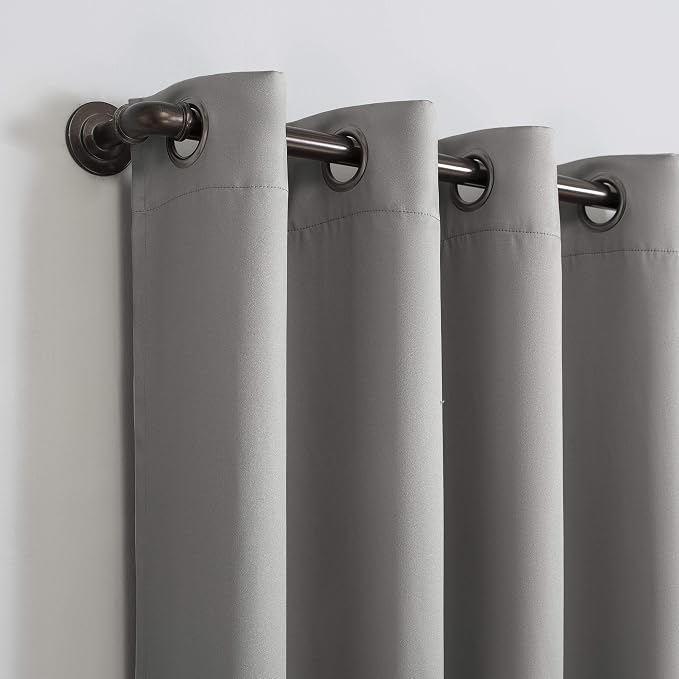 Sun Zero Nordic Theater Grade Extreme 100% Blackout Grommet Curtain Single Panel - Image 3