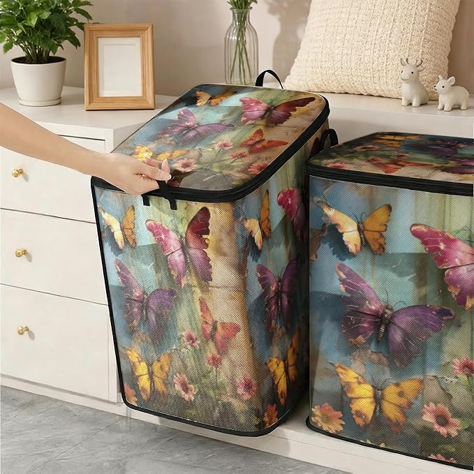 2pcs blanket storage bag for under bed, closet organizers 95L | clothing - Image 6
