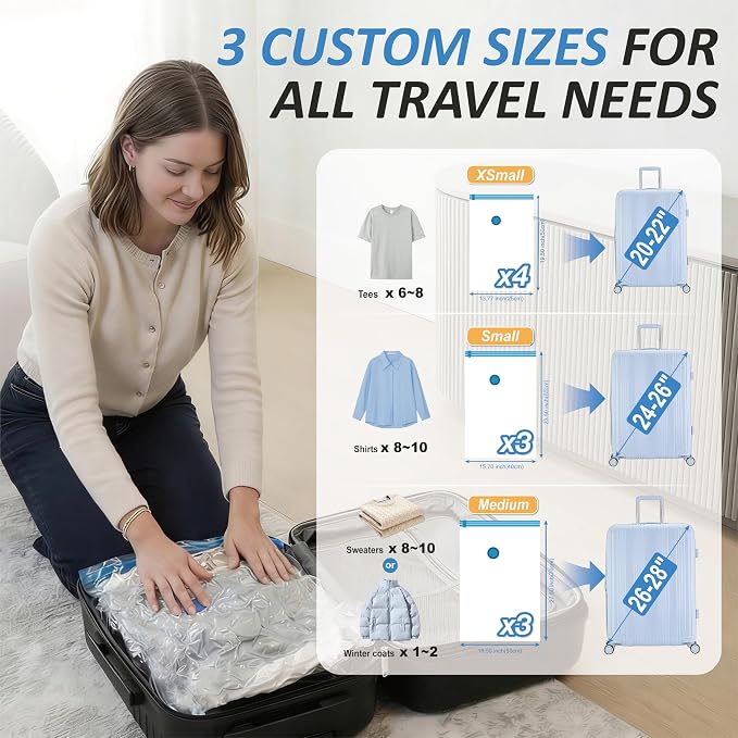 Travel Vacuum Storage Bags - Image 4