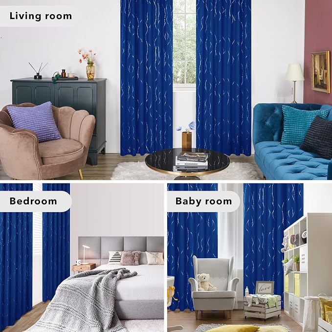 Deconovo Blackout Back Tab Curtains - Image 7