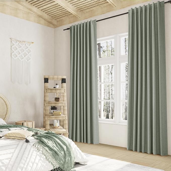 Desert Sage 100% Blackout Curtains 84 Inch Length 2 Panels Set - Image 8
