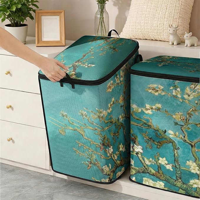 2pcs blanket storage bag for under bed, closet organizers 95L | clothing - Image 6