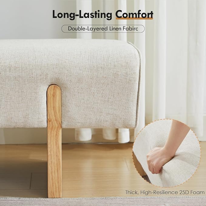 ONEVOG 55" End of Bed Bench - Image 4