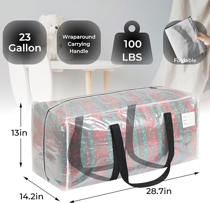 VTSVTS 8 Pack Extra Heavy Duty Large Moving Bags - Image 2