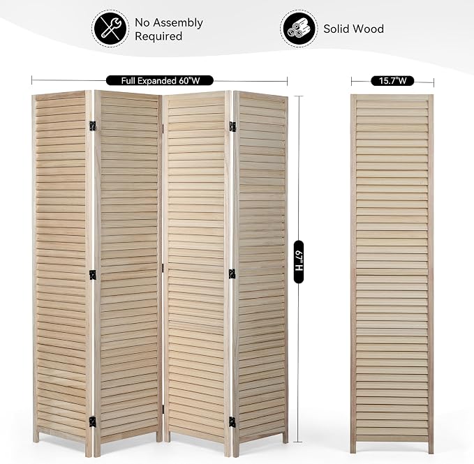 Wood Room Divider - Image 3