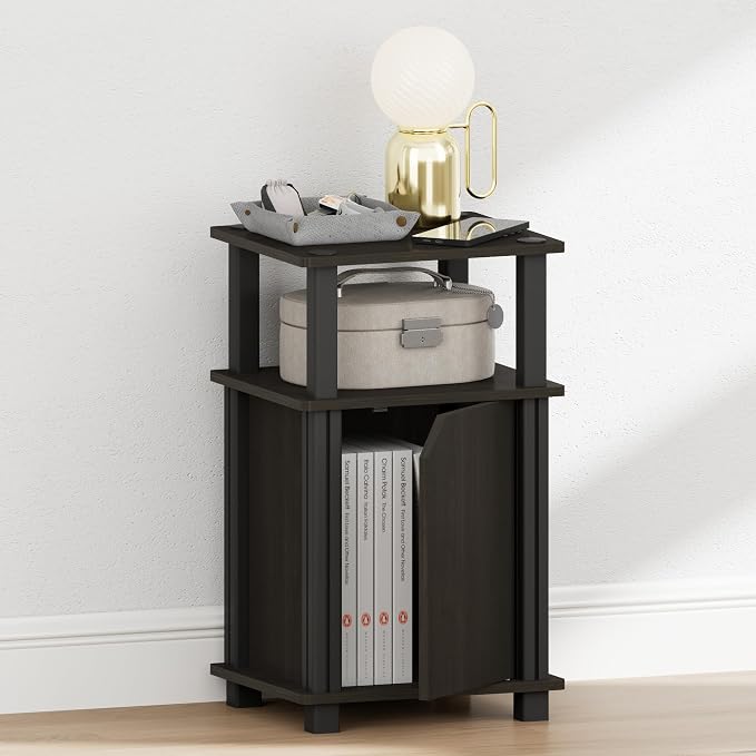 Furinno JUST Night Stand, 3-Tier Nightstand - Image 3
