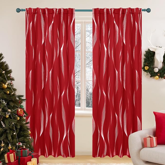 Deconovo Blackout Back Tab Curtains by Unknown