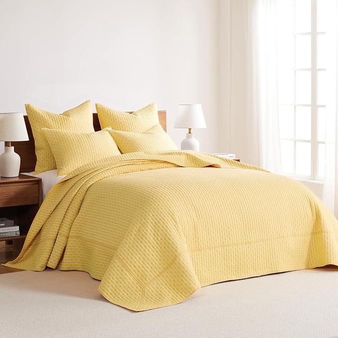 Levtex Home Cross Stitch Reversible Twin Bedspread Set - Image 2