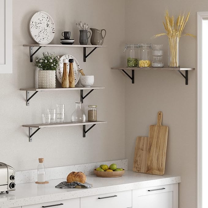 Wall Shelves, 23.6" Long Floating Shelves - Image 2