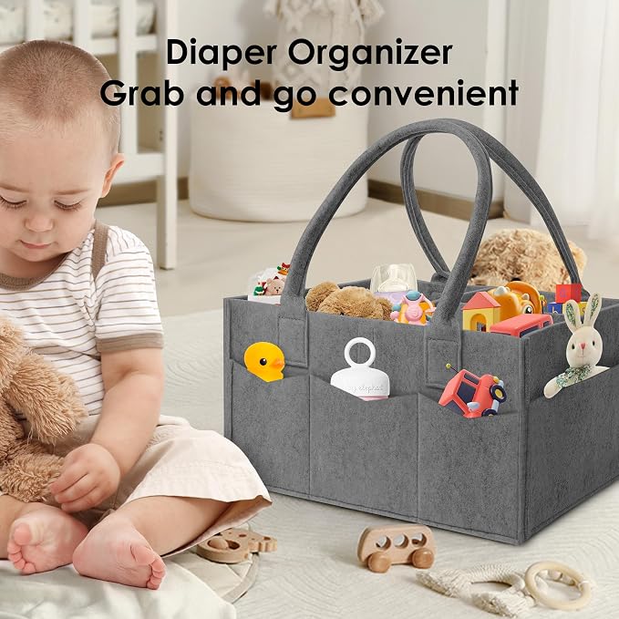 HIPHOP PANDA 2-Pack Diaper Caddy Organizer - Image 5