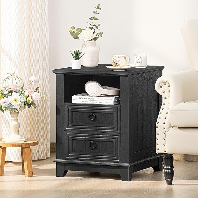 Joaxswe 18" Farmhouse Nightstand - Image 7