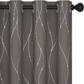 Deconovo Living Room Curtains 108 Inch Long, Thermal Insulated, Room Darkening by Unknown