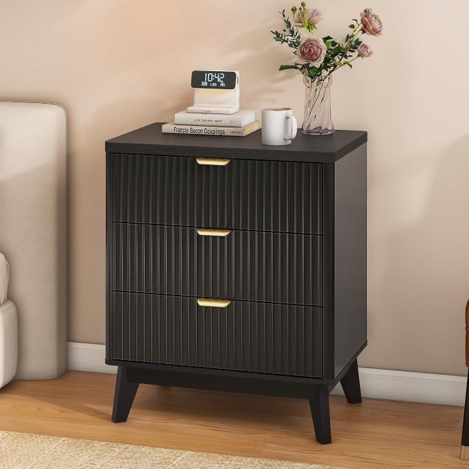 LYNCOHOME Fluted Night Stand - Image 7