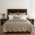 Calla Angel Sage Garden Luxury Pure Cotton Matelasse Quilt by Calla+Angel