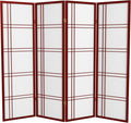 Red Lantern 5 ft. Tall Double Cross Shoji Screen by RedLantern