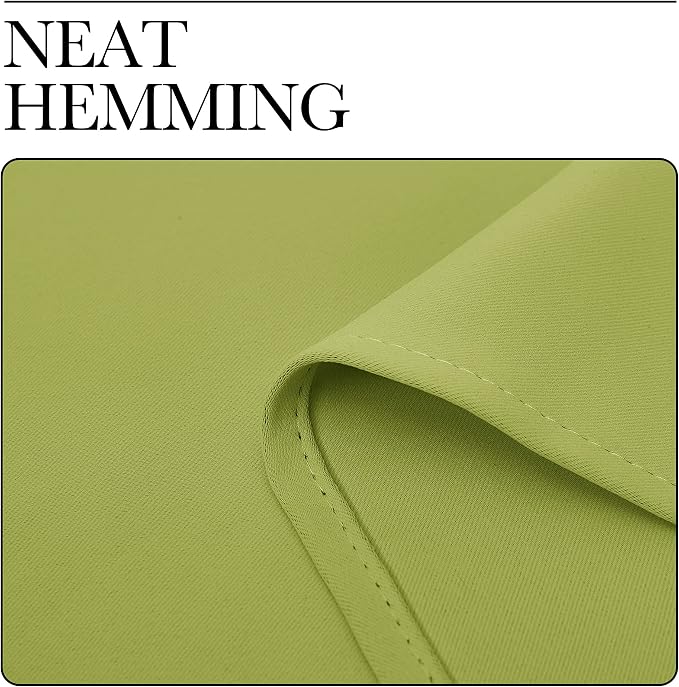 NICETOWN Blackout Curtains for Living Curtains, Fresh Green, 1 Pair, 34-inch W - Image 6