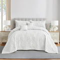 HZ & HY Oversized Queen Bedspreads, 5-Piece Quilt Set, Lightweight Reversible by HZHY