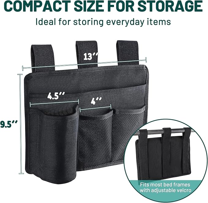 AKAYOK Bedside Caddy Organizer - Image 2