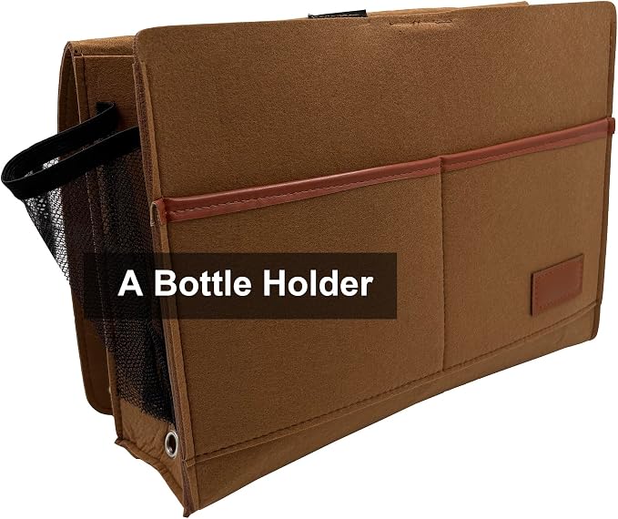 Bedside Caddy, Felt Bedside Storage Organizer, Hanging Storage - Image 3