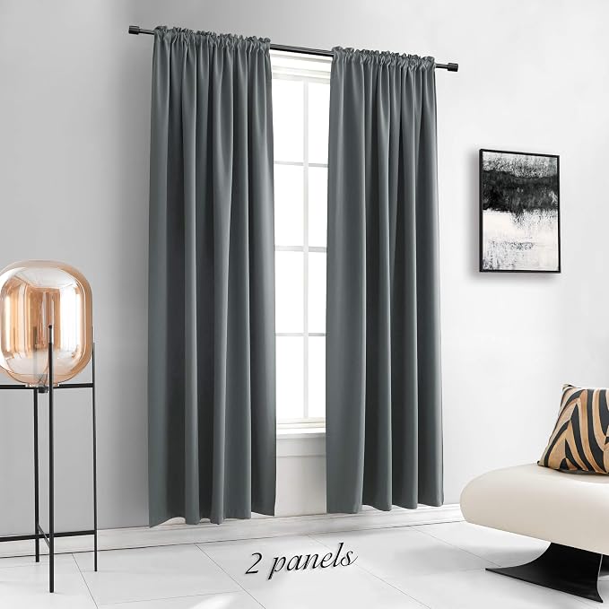 Patio Door 108 Inches Long Curtain Panels - Image 2