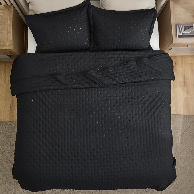 Bedsure Twin/Twin XL Quilt Bedspread, Lightweight Comforter, Modern Clover - Image 9