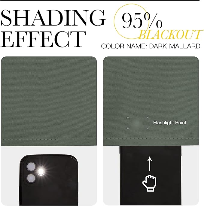 NICETOWN Blackout Curtain Panels, Home Decoration Thermal Insulated Solid - Image 5