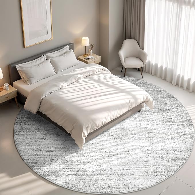 Round Rugs 6ft, Circle Washable Area Rugs - Image 2