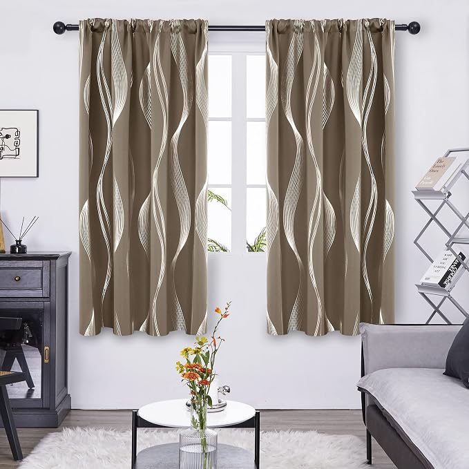Deconovo Blackout Back Tab Curtains - Image 2