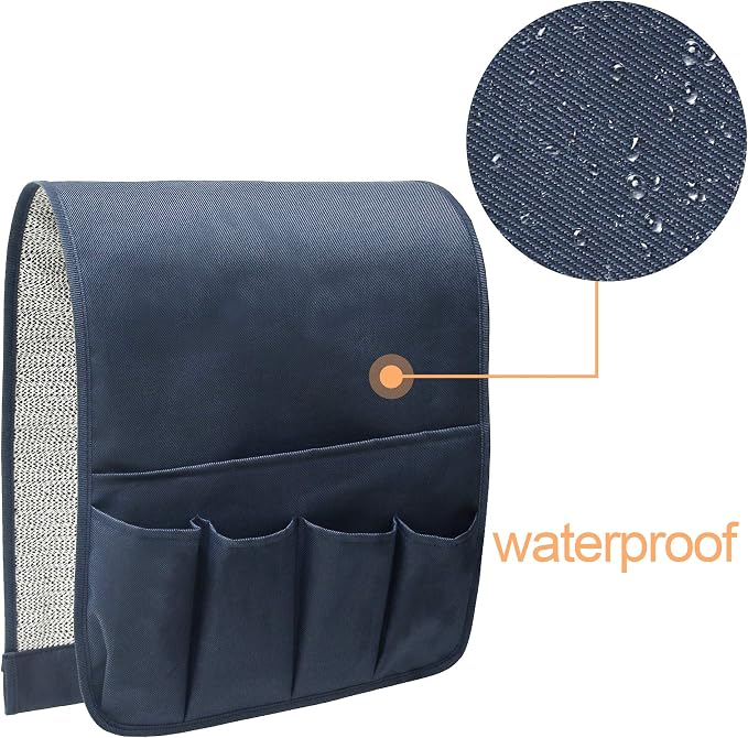 5 Pockets Remote Control Holder, Magazine Rack, Space Saver Organizer, Draped - Image 3