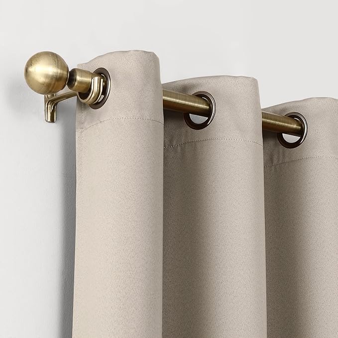 Sun Zero Nordic Theater Grade Extreme 100% Blackout Grommet Curtain Single Panel by SunZero%E2%84%A2