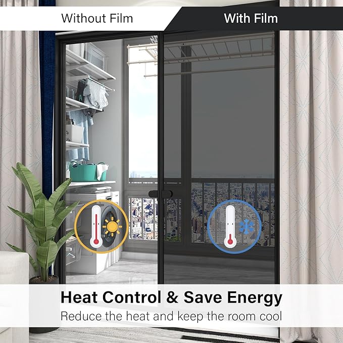 Kromapolis One Way Window Tint Film, 35.4″ x 157.4″ | Heat Control Anti UV - Image 5