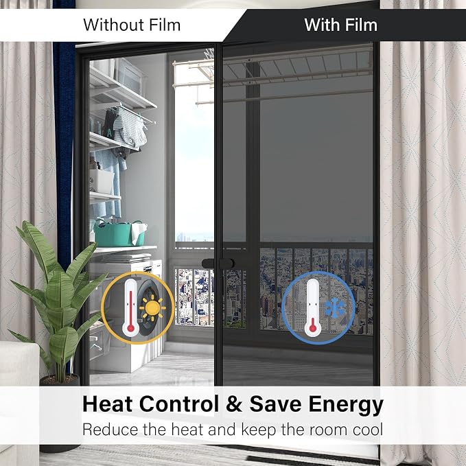 Kromapolis One Way Window Tint Film, 29.5″ x 157.4″ | Heat Control Anti UV - Image 5