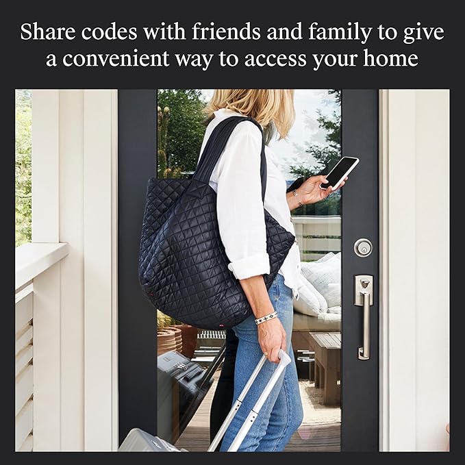 Level Lock (Matter) Smart Lock - World's Smallest, Most Beautifully Designed Matter-Over-Thread Deadbolt - Level App for iOS & Android | Works with Apple Home (Matte Black)