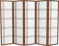 Red Lantern 5 ft. Tall Double Cross Shoji Screen by RedLantern