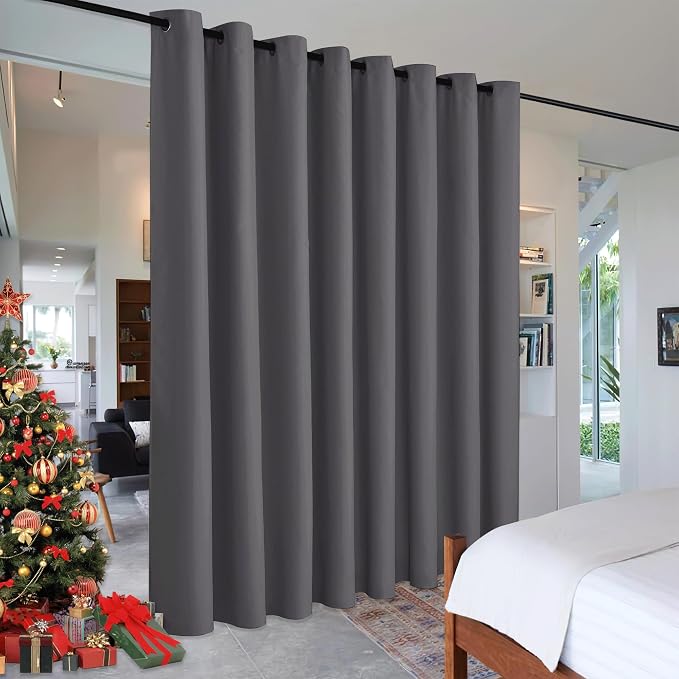 RYB HOME Extra Long Curtains for Home Theater Office Backdrop Dining Room | by RYBHOME